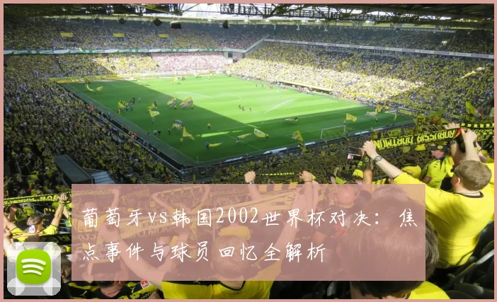 葡萄牙vs韩国2002世界杯对决：焦点事件与球员回忆全解析
