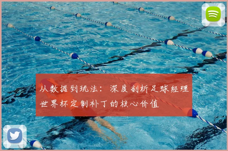 从数据到玩法：深度剖析足球经理世界杯定制补丁的核心价值